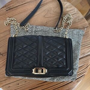 Rebecca Minkoff Black Quilted Crossbody Bag